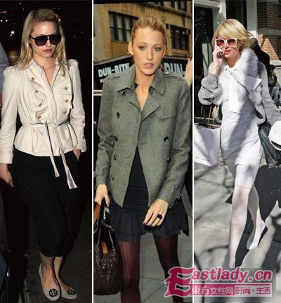 魅力阳春三月 明星外套齐芬芳