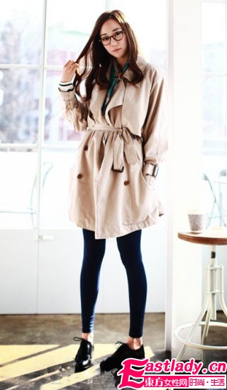 春季遮肉障眼法 必选长外套+瘦腿裤