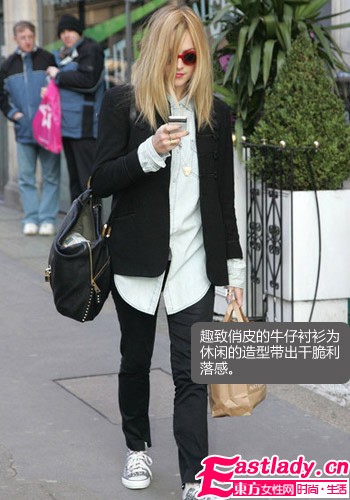 明星示范早春服饰百搭