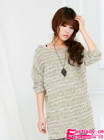 复古棒针毛衣 复古风穿出无限潮味