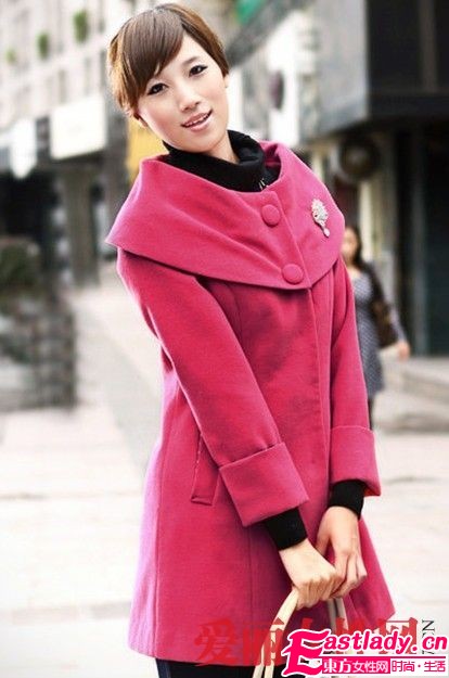 7款糖果色呢大衣 幸福甜蜜过暖冬