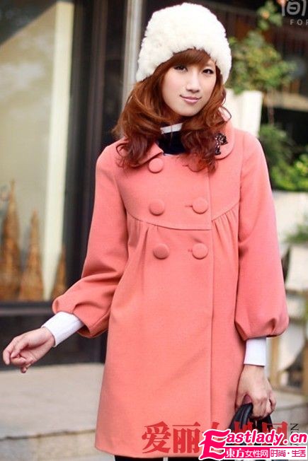7款糖果色呢大衣 幸福甜蜜过暖冬