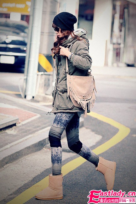 MM时尚出街 怎能没有爆潮打底裤