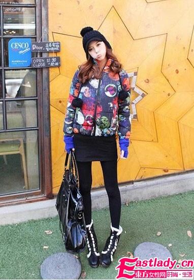 冬季酷女出街 帅气短靴潮范搭