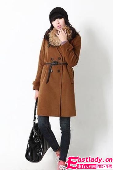 收腰长款外套 保暖不失婀娜曲线
