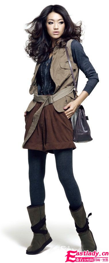 潮女必看 新款雪地靴穿出小细腿