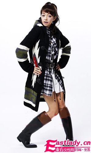 玩转毛衣搭配法 秋冬保暖有风度