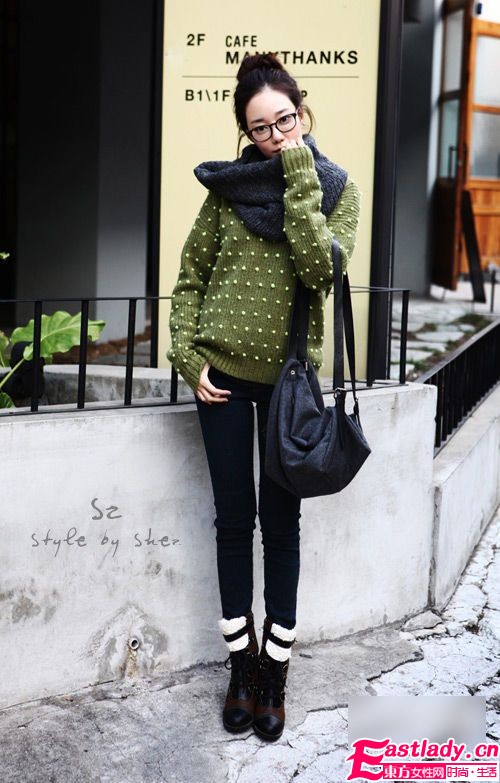 省钱达人必学4款翻毛靴8种潮搭法