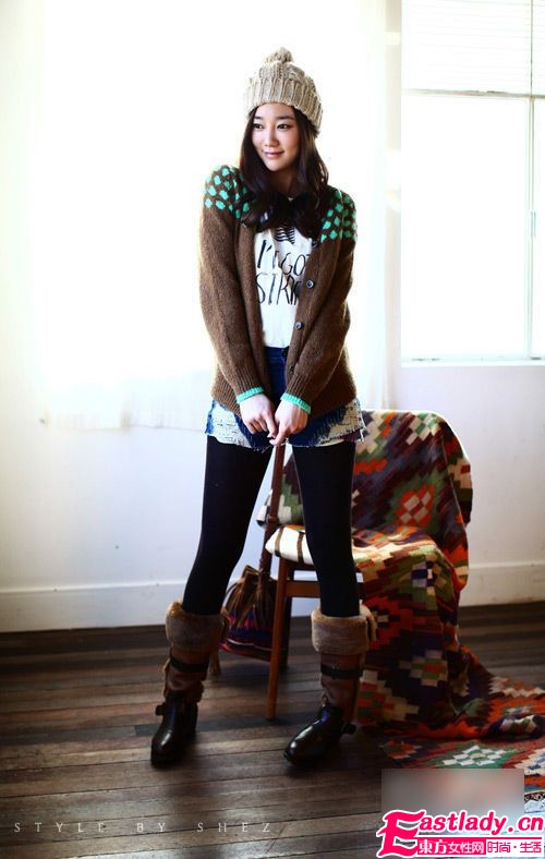 省钱达人必学4款翻毛靴8种潮搭法