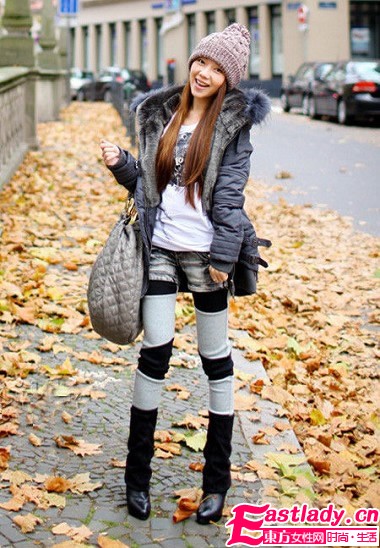 修身款棉衣 温暖显身材