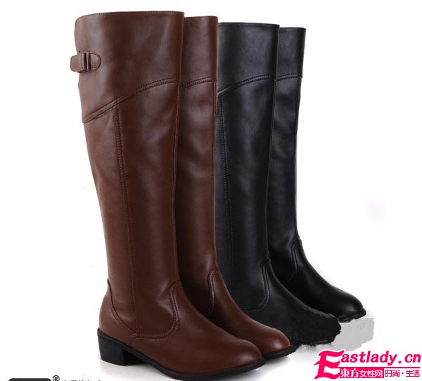 寒冬秀出名媛范 必备过膝长靴显美腿