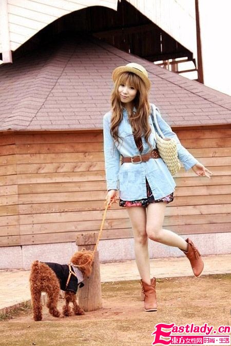 初秋美搭心水靴 时尚甜美赚足回头率