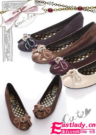 潮鞋 演绎赫本风采甜美公主风