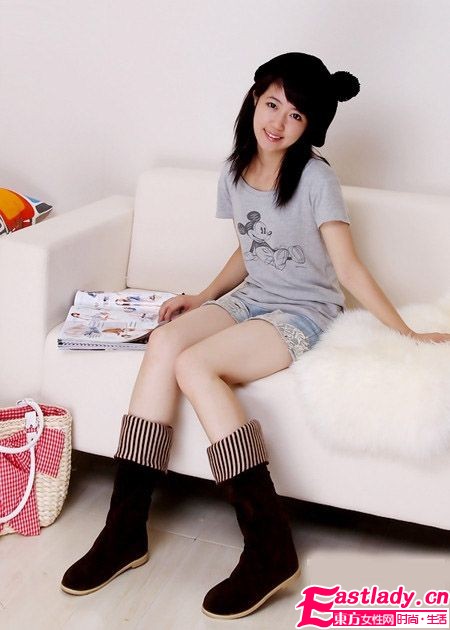 初秋美搭心水靴 时尚甜美赚足回头率