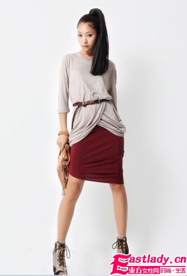冬季时髦半身裙 消灭宽臀秀纤腰
