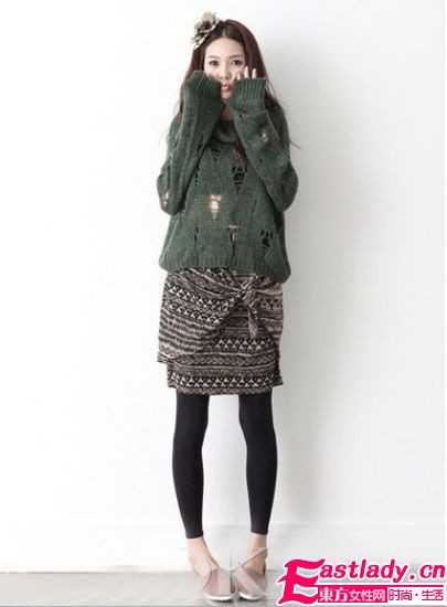 冬季时髦半身裙 消灭宽臀秀纤腰