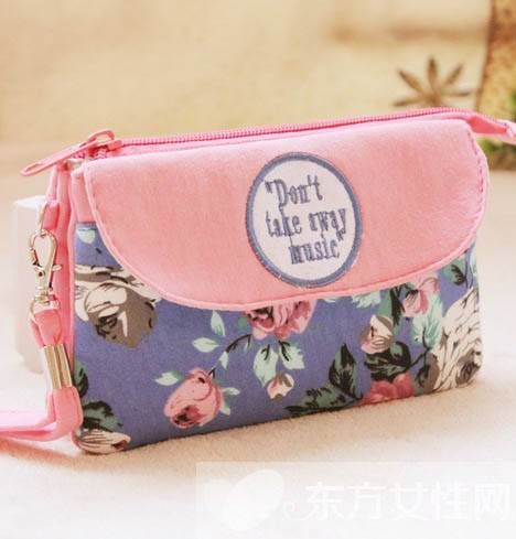 韩版时尚零钱包小巧又实用 只一眼就爱上它哟