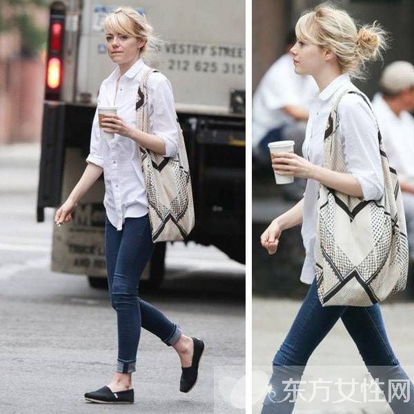 环保袋也能成时尚 这样搭居然一点都不违和