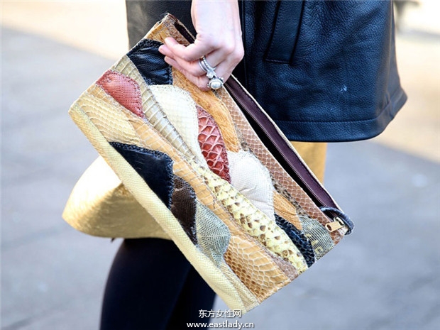 时装周时尚达人珠宝首饰成点睛之物