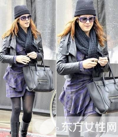 celine笑脸包经典款 欧美明星街拍最爱包包款式