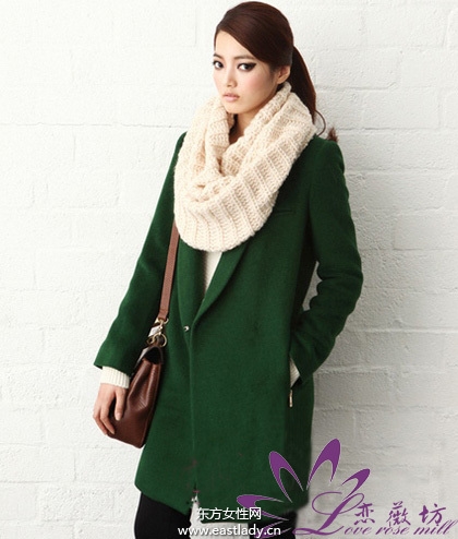 欧美街头围巾混搭穿出江南风情