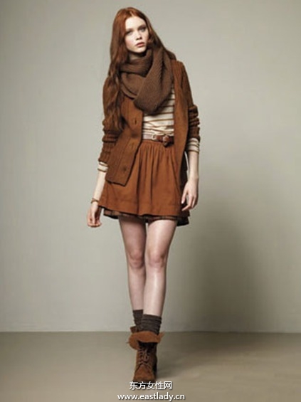 欧美街头围巾混搭穿出江南风情