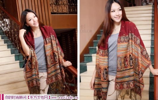 新款韩国秋冬围巾 素雅而不失高贵