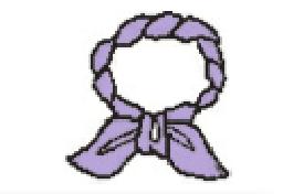 丝巾的麻花结系法图解