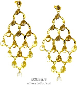 精致别样耳环彰显小女人的优雅和美丽