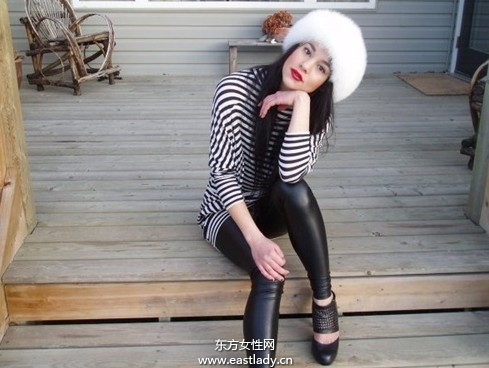 时尚皮草帽给冬日带来一丝暖意
