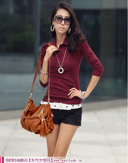 2012新款韩版单肩包 背出另类感觉