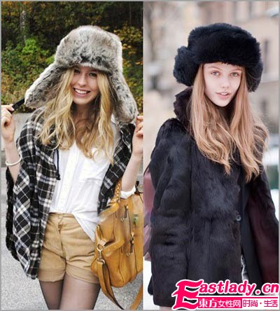 保暖皮草帽 时尚气质从头开始