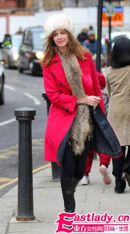 皮草雷锋帽 够暖又够潮