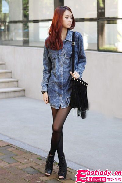 魅力无法挡 流苏包包摇曳职场俏媚装