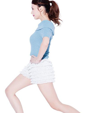 几招盆骨减肥操 轻松瘦身显极致完美曲线