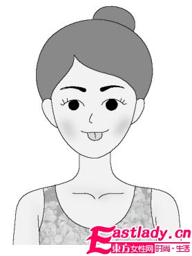 舌头运动操助你去除双下巴