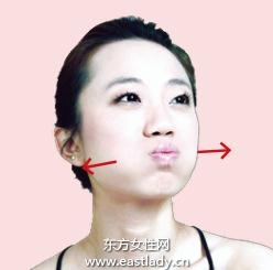 瘦脸按摩法改善修饰面部线条