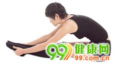 图解腹部、小腿减肥操