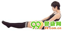 图解腹部、小腿减肥操