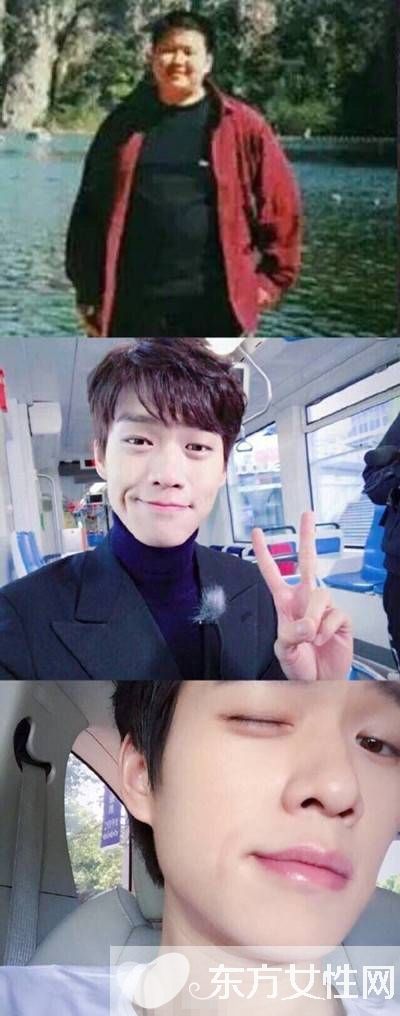 胖子都是潜力股 他们瘦下来真的帅出天际