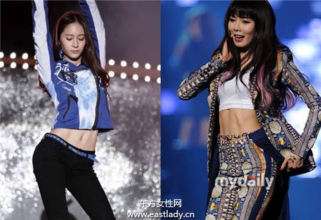 马甲线正妹展露性感结实腹肌