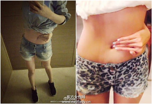 女艺人疯狂「炫腹」 除了体重外3种方法也能证明自己超瘦