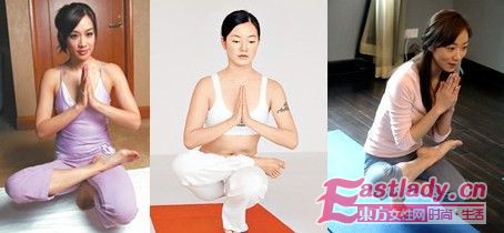 莫文蔚 周彦宏 杨丽菁等明星瑜伽姿势大PK