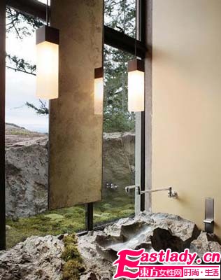 野外奢华避难场所 藏在石头里的豪宅