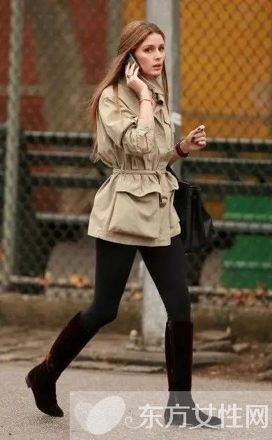 过膝靴搭配显高挑 瞬间穿出女王范儿