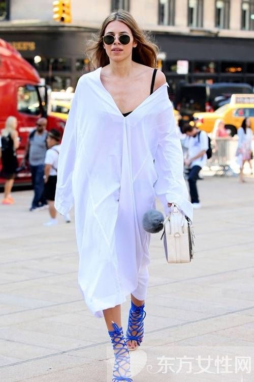 跟着潮流走 时尚衬衫裙这样搭吸睛十足