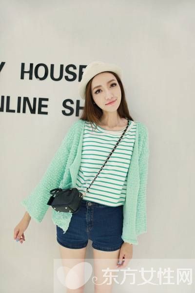 针织开衫怎么搭配 这么穿让你不止高10cm