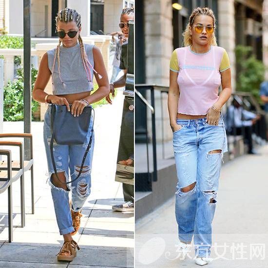 三招教你如何将破洞牛仔裤穿得更时髦