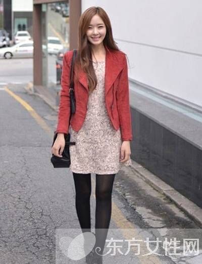 冬天裙子搭配法 外套+裙子清新养眼魅力十足