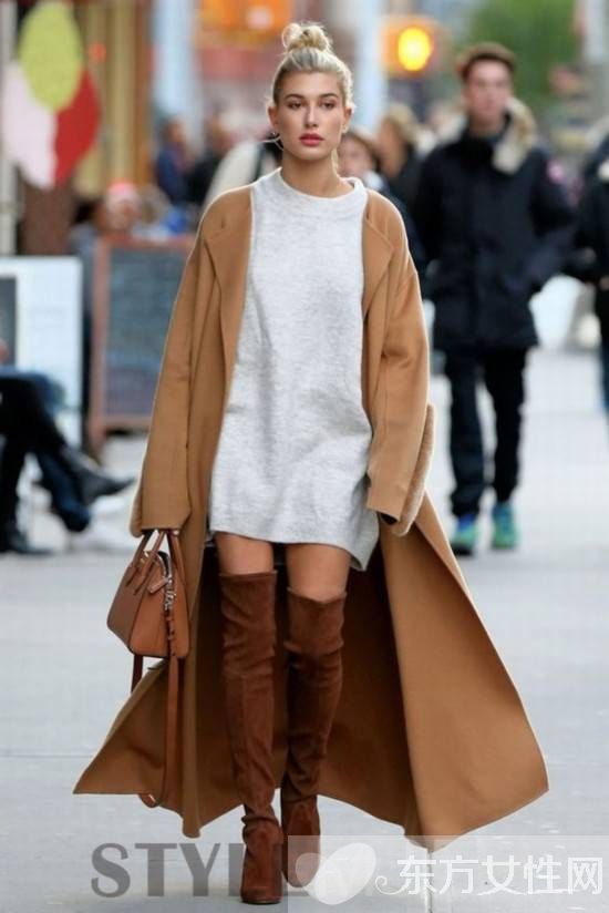 怕显矮 长款外套就该这样穿搭才好看